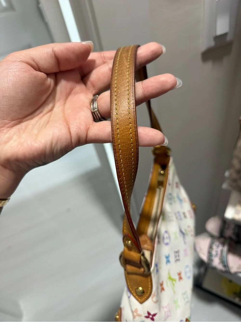 Louis Vuitton x Takashi Murakami vintage 2006 collection Eliza Shoulder bag